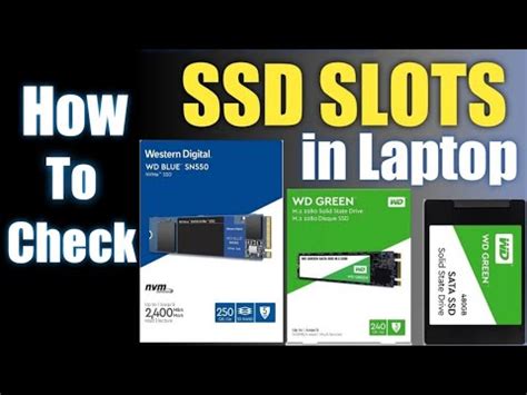 how to check laptop ssd slot|How to Check the SSD Slot in the Laptop Without Opening it: A .